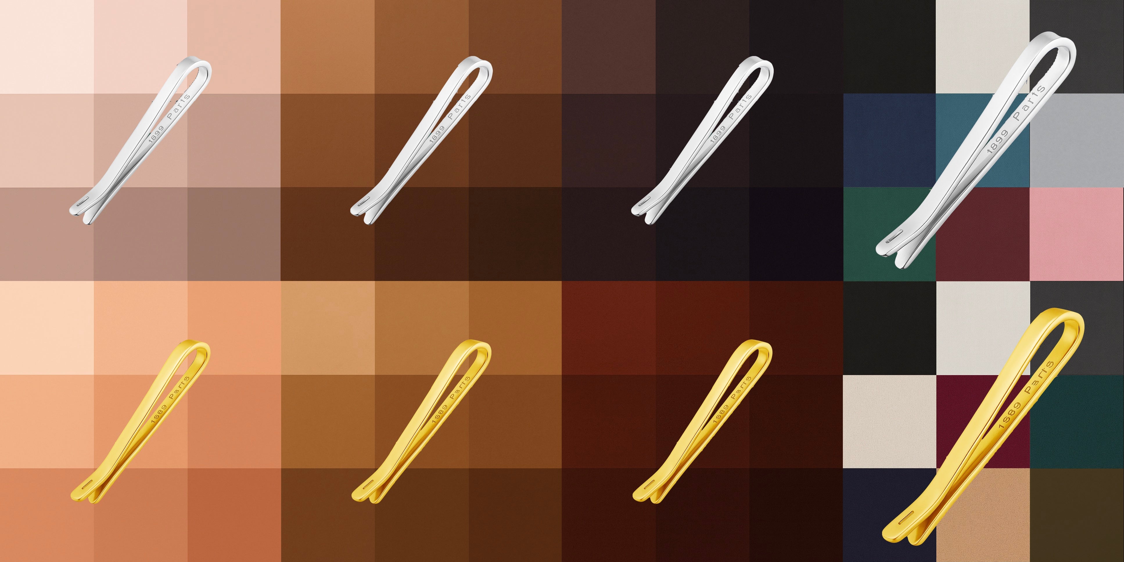 Gold or silver jewelry comparison visual