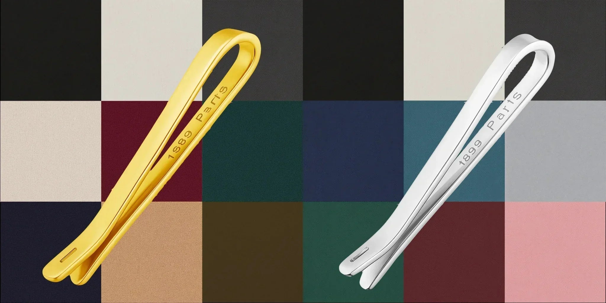 Matching jewelry with outfit colors swatch guide