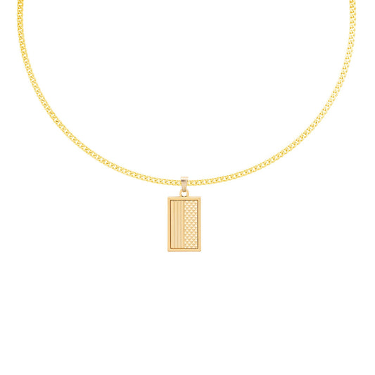 Aria Necklace + Pendant - Louis Faglin Paris Gold 55 Small (25 x 15mm)