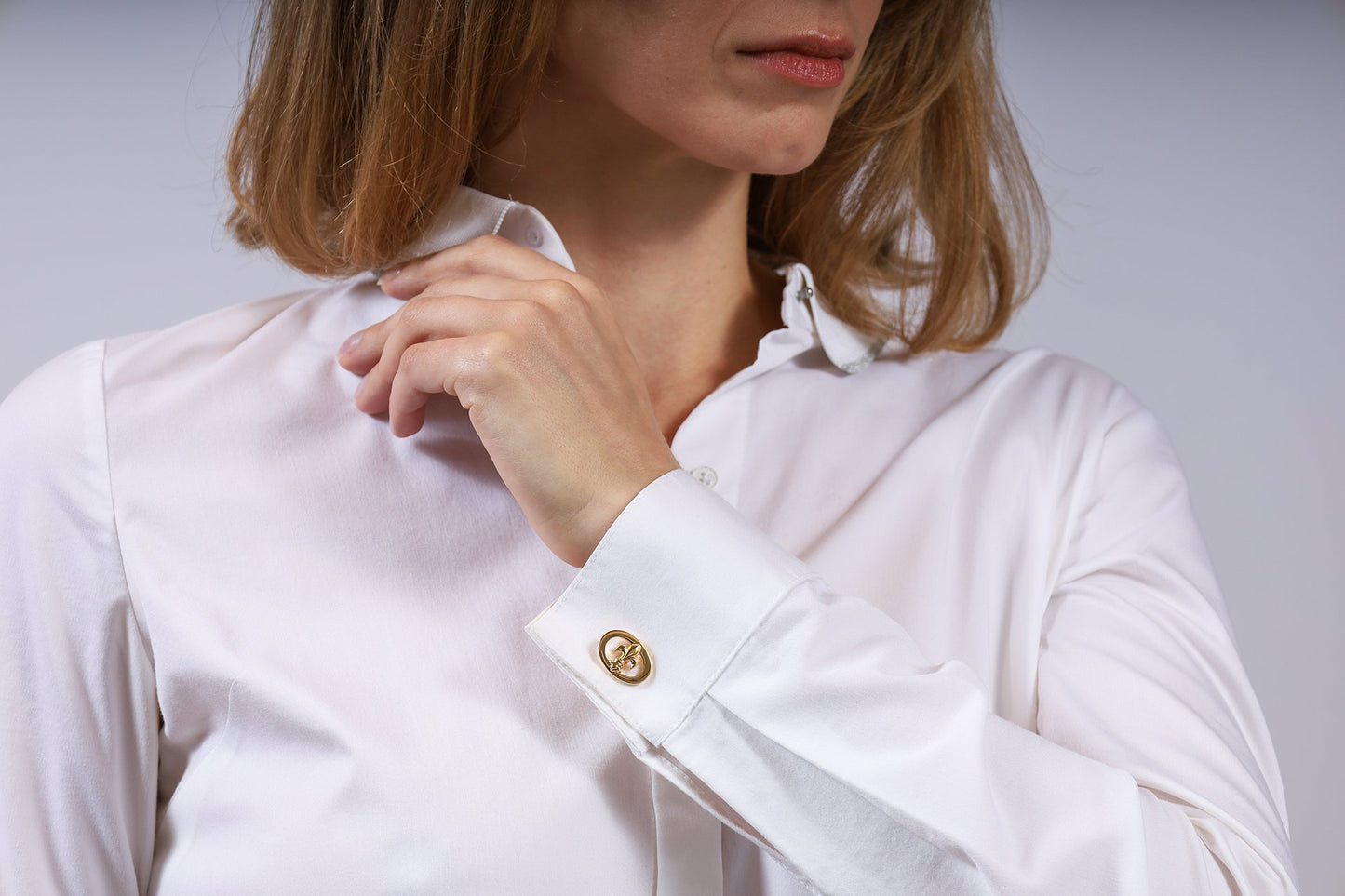 Chevalier Cufflinks - Louis Faglin Paris Rose gold