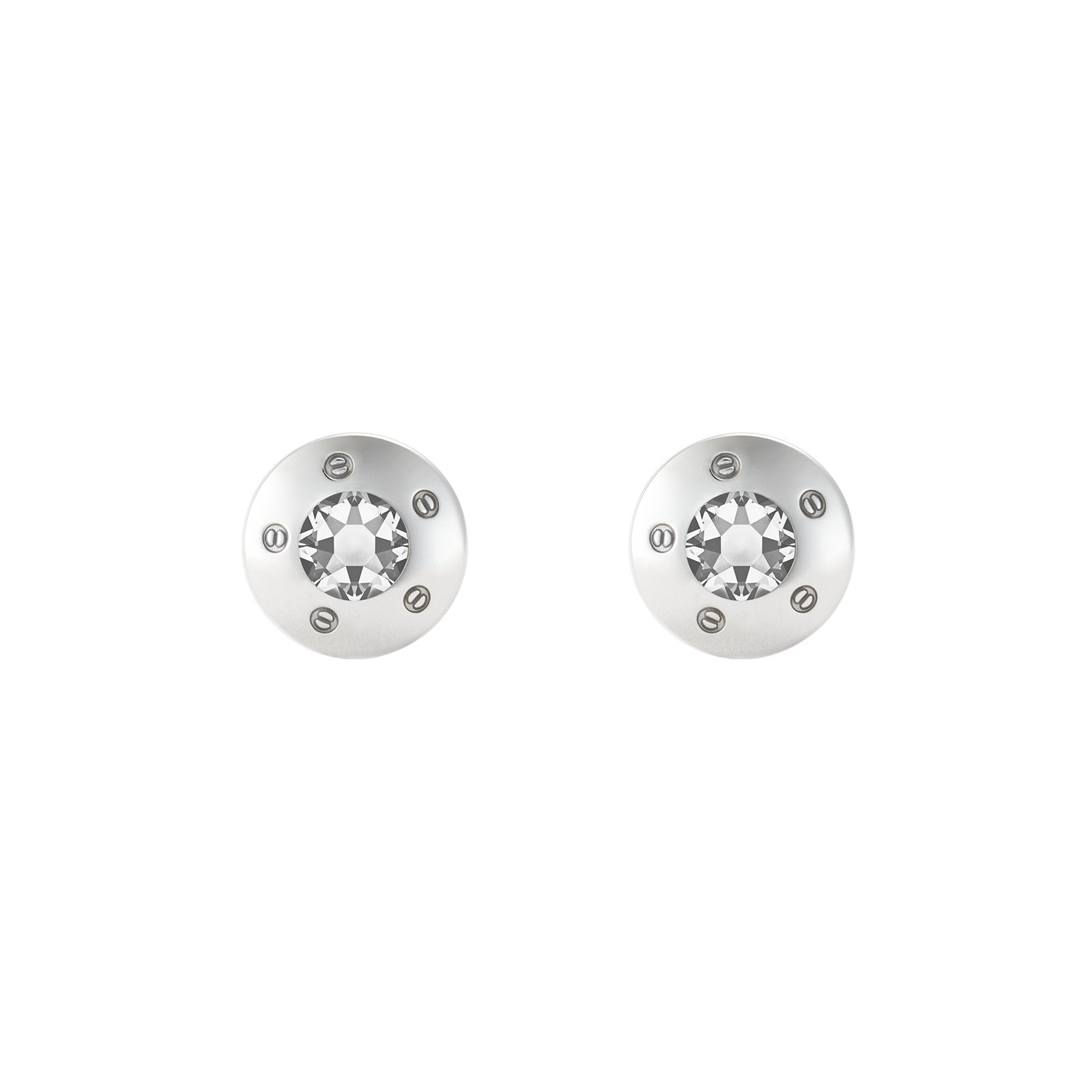 Cinq Vis Cufflinks - Louis Faglin Paris Silver Clear None