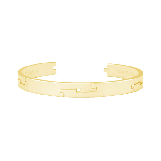 Craftsman Bangle - Louis Faglin Paris Gold Small