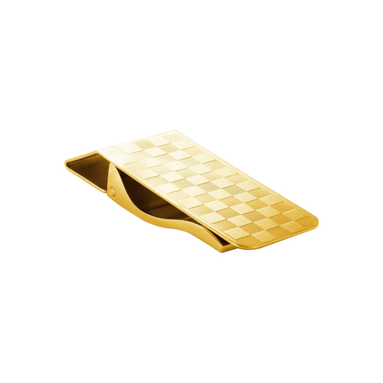 Damier Money Clip - Louis Faglin Paris Gold