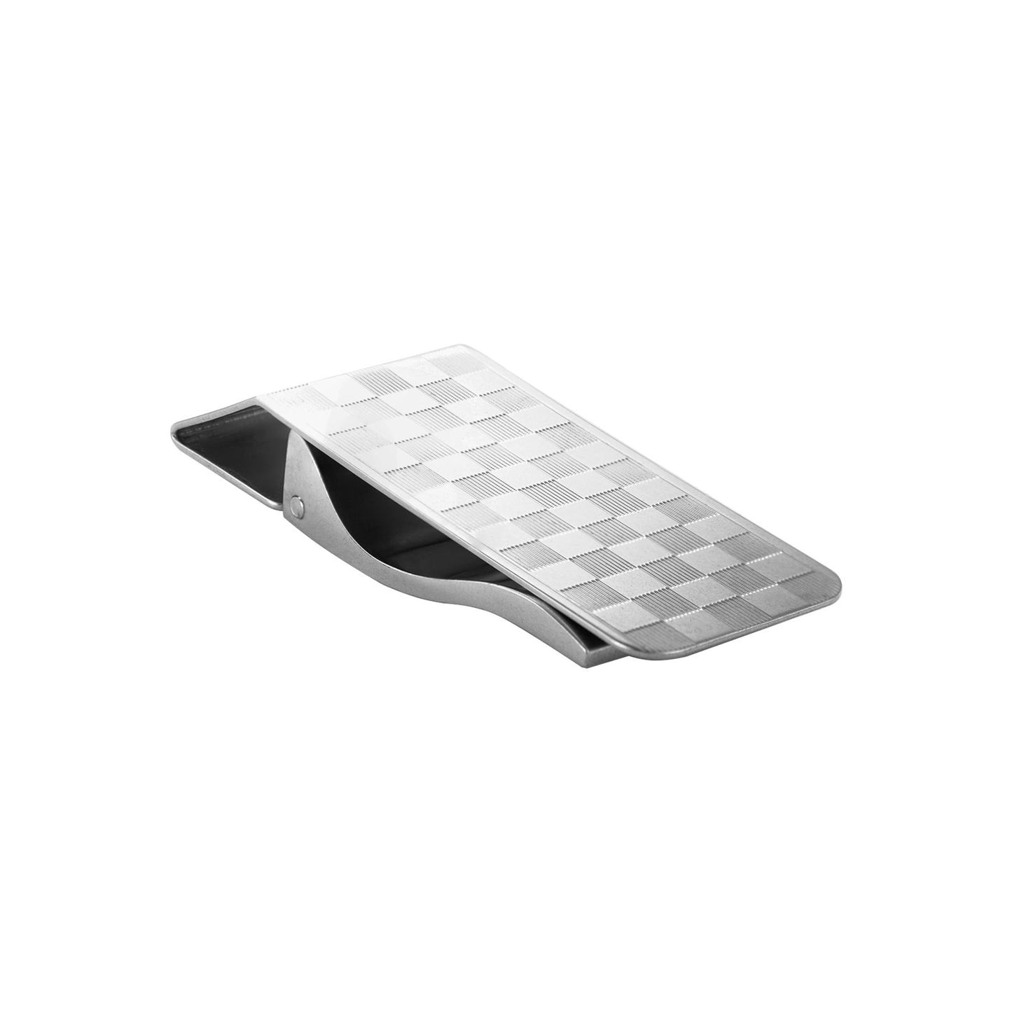 Damier Money Clip - Louis Faglin Paris Silver