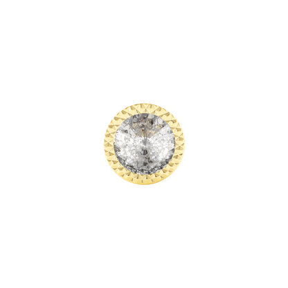 Helio Pin - Louis Faglin Paris Gold Charcoal