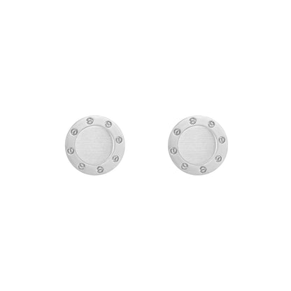 Imperiale Cufflinks - Louis Faglin Paris Silver Silver