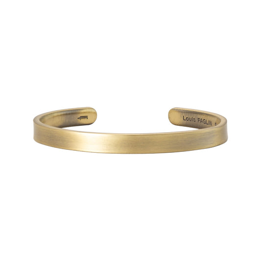 Lumiere Bangle - Louis Faglin Paris Antique Gold Small