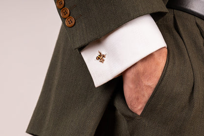 Lys Cufflinks - Louis Faglin Paris Rose gold