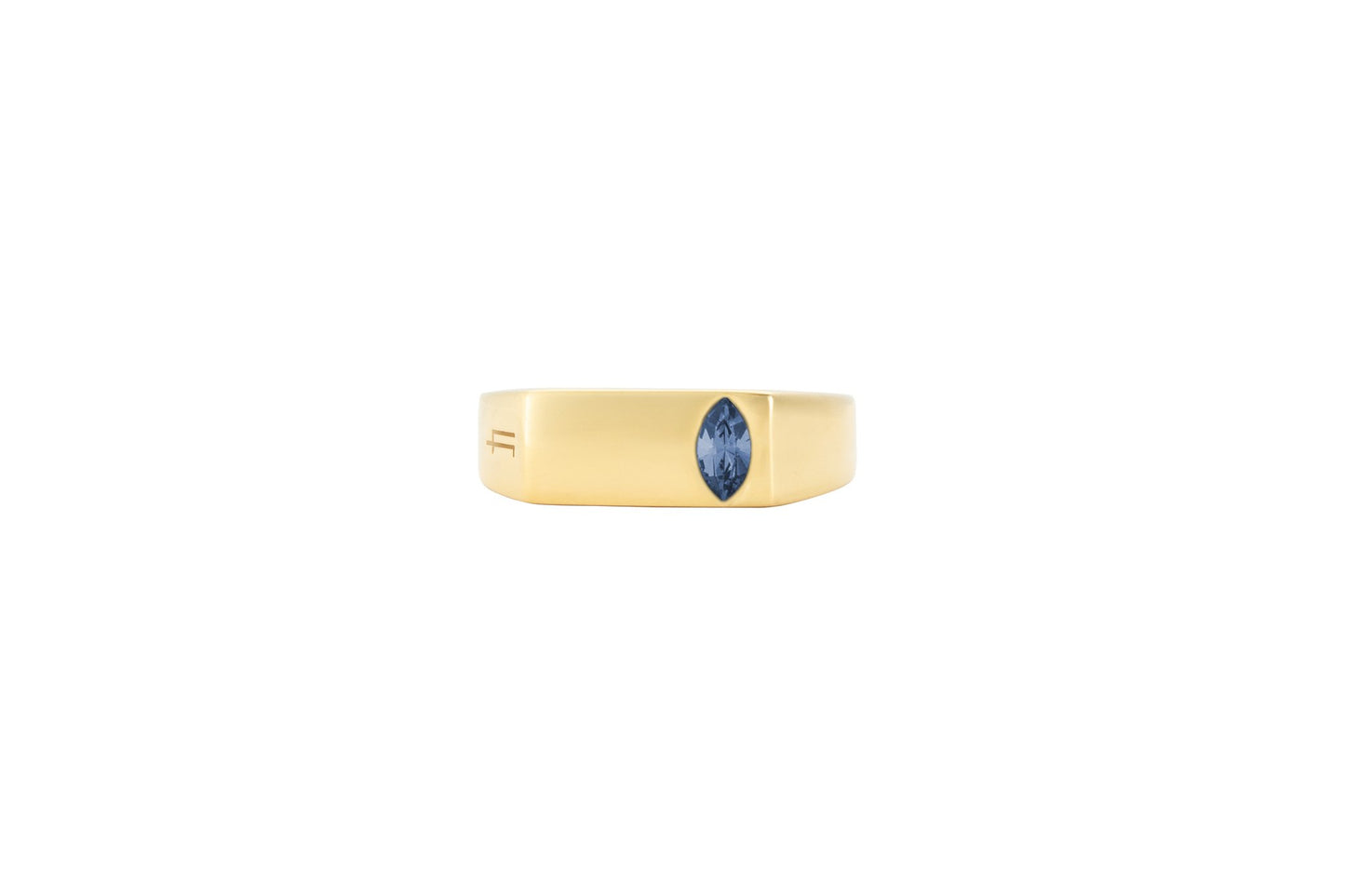 Marquise Ring - Louis Faglin Paris Gold Blue 6