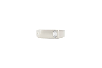 Marquise Ring - Louis Faglin Paris Silver Clear 6