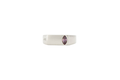 Marquise Ring - Louis Faglin Paris Silver Pink 6