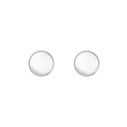 Mirage Cufflinks - Louis Faglin Paris Silver White