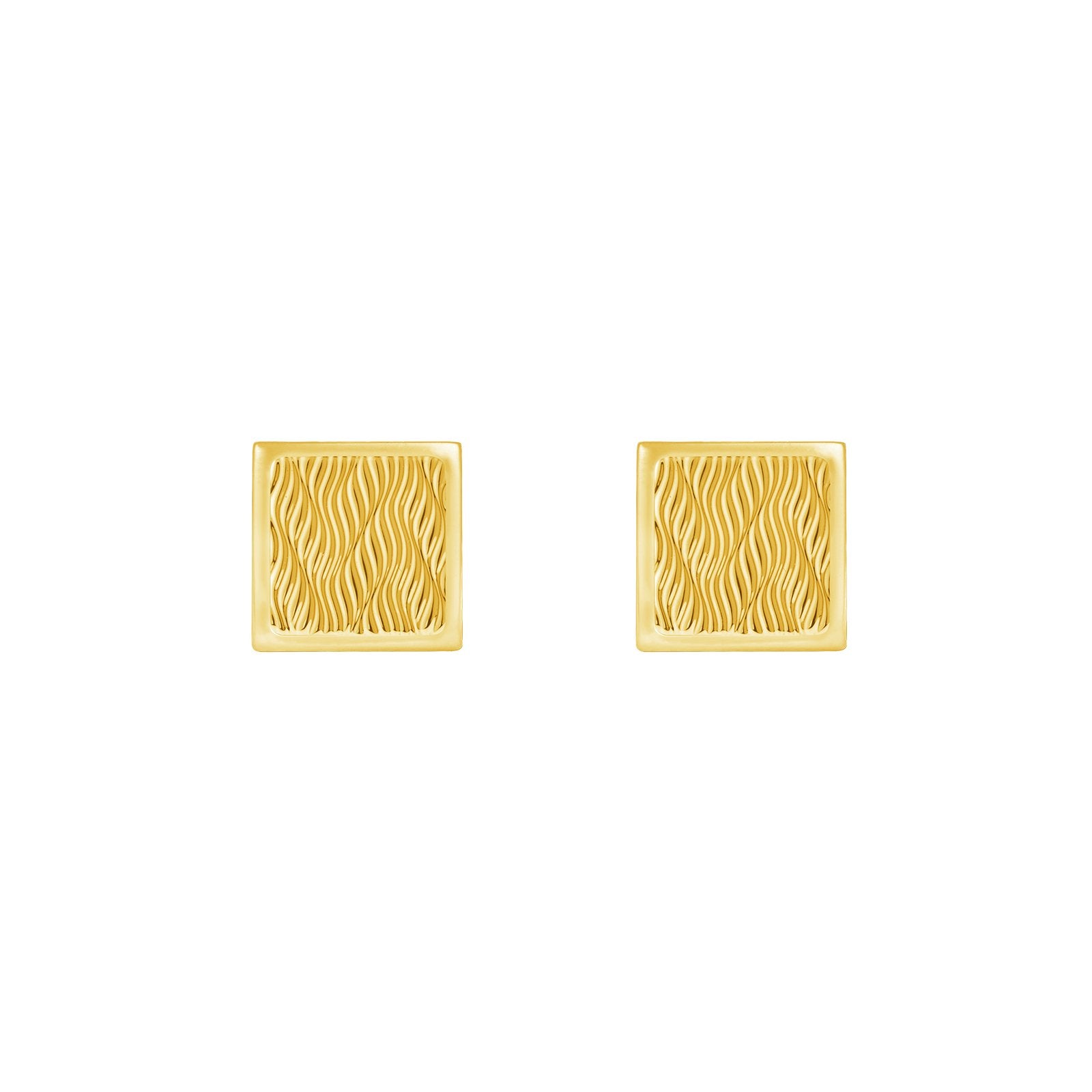 Moire Cufflinks - Louis Faglin Paris Gold