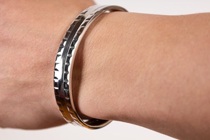 Nomad Bangle - Louis Faglin Paris Silver Small