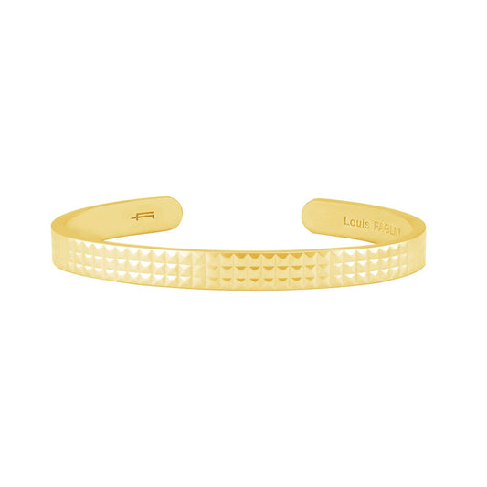 Pyramide Bangle - Louis Faglin Paris Gold Small