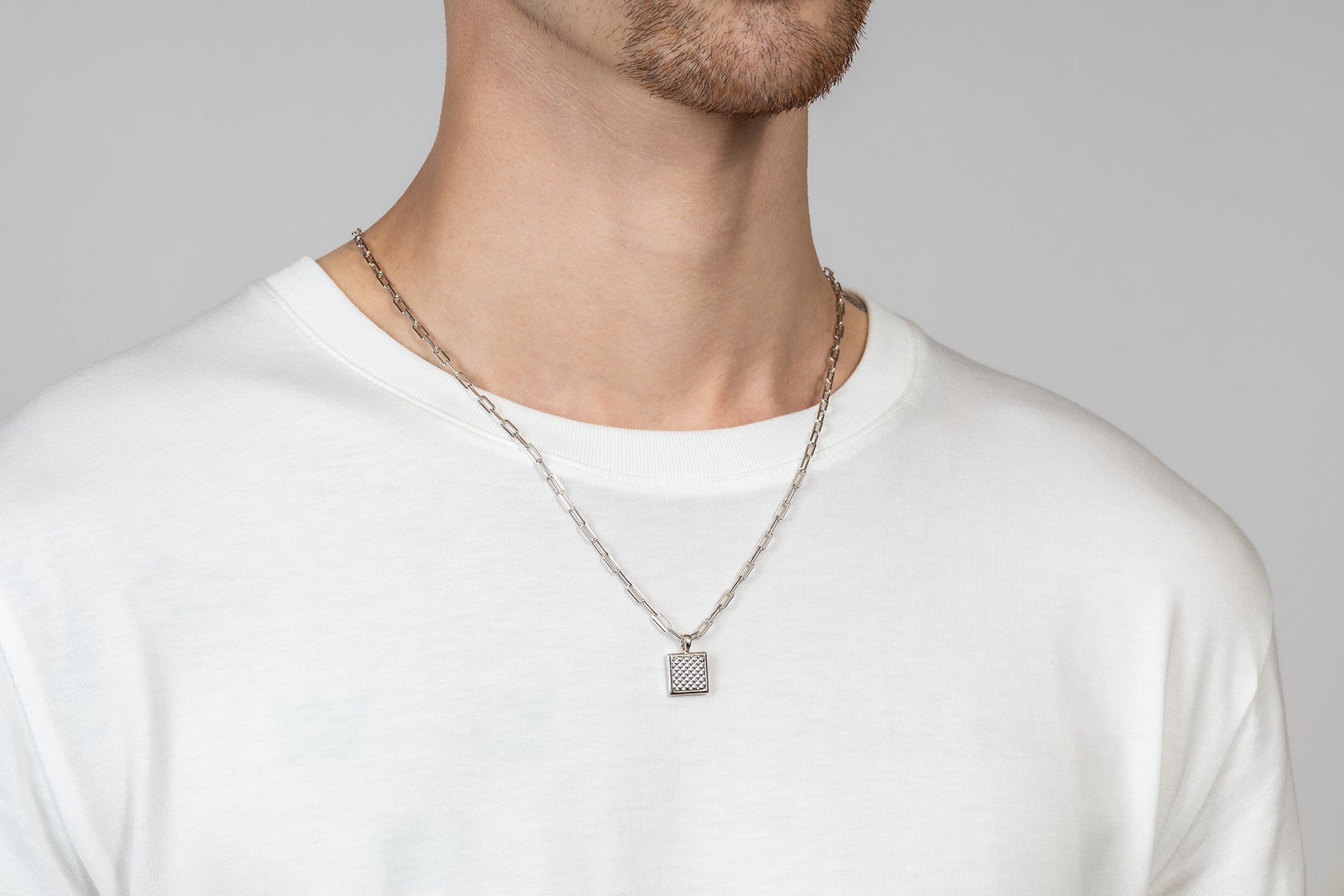 Pyramide Pendant - Louis Faglin Paris Silver