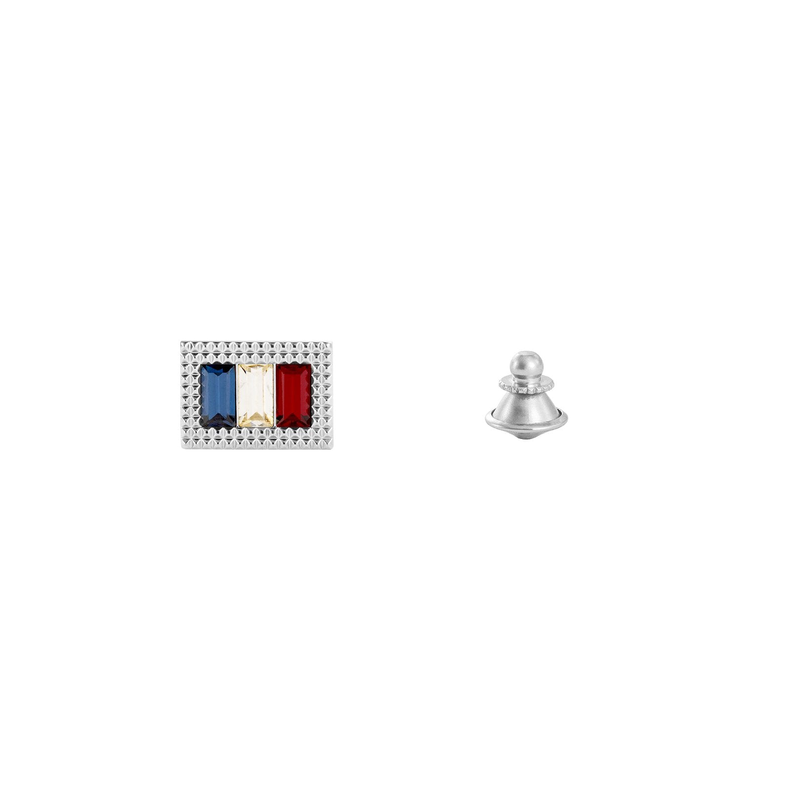 Tricolore Pin - Louis Faglin Paris Silver